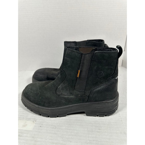 Clitenk Mens Safety Toe Work Boots ASTM F2412-11 F2413-11 Black Size 13 EH Rated